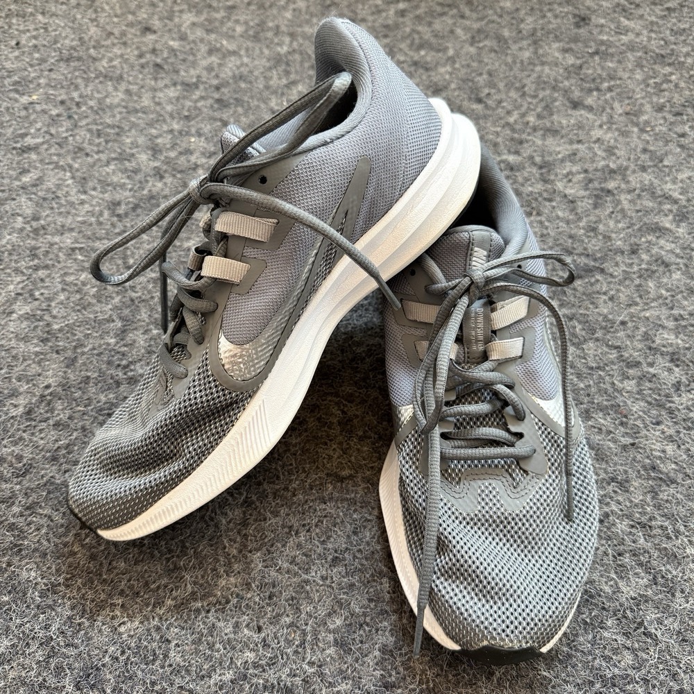 Nike Downshifter 9 Running Shoes Gray Silver AQ7486 364